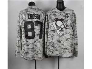 NHL Pittsburgh Penguins #87 Sidney CROSBY Camo Jerseys(C patch)