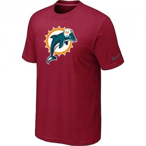 Miami Dolphins Sideline Legend Authentic Logo T-Shirt Red