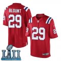 Nike Patriots #29 LeGarrette Blount Red Youth 2018 Super Bowl LII Game Jersey