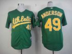 mlb jerseys oakland athletics #49 anderson green