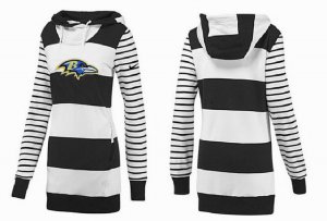 Women Baltimore Ravens Logo Pullover Hoodie-043