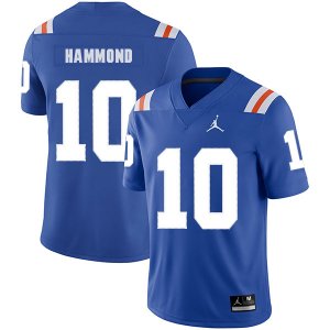 Florida Gators #10 Josh Hammond Blue Throwback College