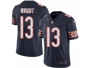 Mens Nike Chicago Bears #13 Kendall Wright Vapor Untouchable Limited Navy Blue Team Color NFL Jersey