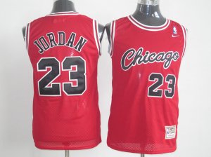 NBA Chicago Bulls #23 JORDAN M&N RED