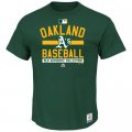 MLB Men's Oakland Athletics Majestic Big & Tall Authentic Collection Property T-Shirt - Green