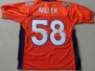 nfl Denver Broncos #58 Miller Orange