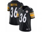 Mens Nike Pittsburgh Steelers #36 Jerome Bettis Vapor Untouchable Limited Black Team Color NFL Jersey
