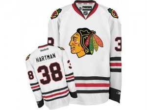 Chicago Blackhawks #38 Ryan Hartman White Stitched NHL Jersey