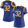 Womens Nike Los Angeles Rams #32 Troy Hill Limited Royal Blue Alternate NFL Jersey