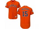 Houston Astros #15 Carlos Beltran Authentic Orange Alternate 2017 World Series Bound Flex Base MLB Jersey