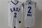 2016 NBA All Star NBA Washington Wizards #2 John Wall White jerseys