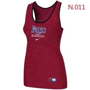 Nike Tampa Bay Rays Tri-Blend Racerback stretch Tank Top Red