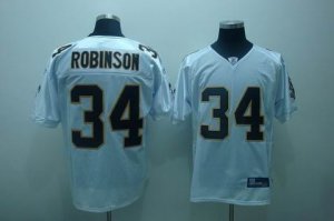 nfl new orleans saints #34 robinson white