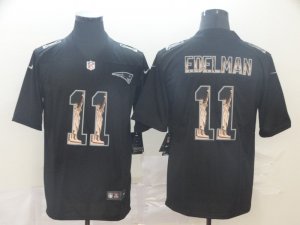 Nike Patriots #11 Julian Edelman Black Statue Of Liberty Limited Jersey