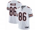 Mens Nike Chicago Bears #86 Zach Miller Vapor Untouchable Limited White NFL Jersey