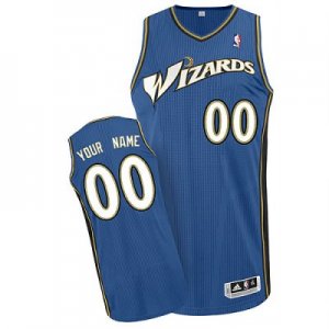 Customized Washington Wizards Jersey Revolution 30 Blue Road Basketball