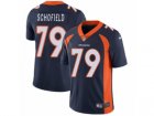 Mens Nike Denver Broncos #79 Michael Schofield Vapor Untouchable Limited Navy Blue Alternate NFL Jersey