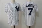 Mens Majestic New York YankeesYankees #7 Mickey Mantle White Cool Base Jersey