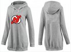 NHL Women New Jersey Devils Logo Pullover Hoodie 9