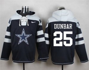 Nike Dallas Cowboys #25 Lance Dunbar Navy Blue Player Pullover Hoodie