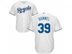 Youth Majestic Kansas City Royals #39 Jason Hammel Replica White Home Cool Base MLB Jersey