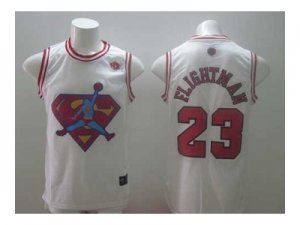 nba chicago bulls #23 flightman white