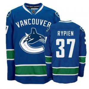 nhl vancouver canucks #37 rypien blue