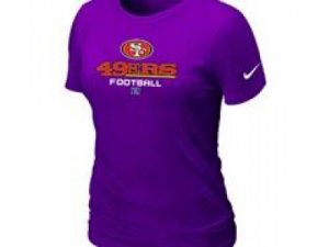 Women San Francisco 49ers Purple T-Shirt