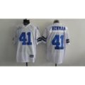 nfl dallas cowboys 41 newman white[50th patch]