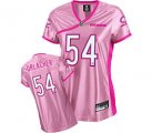 chicago bears #54 urlacher women pink