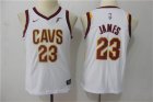 Cavaliers #23 LeBron James White Youth Nike Swingman Jersey