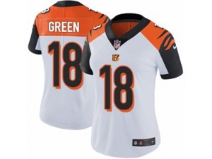 Women Nike Cincinnati Bengals #18 A.J. Green Vapor Untouchable Limited White NFL Jersey