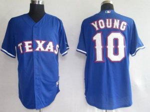 mlb texans rangers #10 young blue