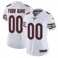 Womens Nike Chicago Bears Customized White Vapor Untouchable Limited Player NFL Jersey
