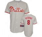 mlb philadelphia phillies #8 victorino grey