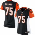 Women's Nike Cincinnati Bengals #75 Andrew Billings Limited Black Team Color NFL Jersey