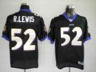 nfl baltimore ravens #52 r.lewis black