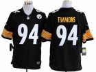 Nike pittsburgh steelers #94 timmons black Game jerseys