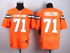 Nike Cleveland Browns #71 Danny Shelton Orange jerseys(Elite)