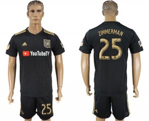 2018-19 Los Angeles FC 25 ZIMMERMAN Home Soccer Jersey