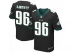 Mens Nike Philadelphia Eagles #96 Derek Barnett Elite Black Alternate NFL Jersey