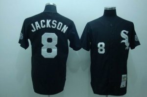 mlb chicago white sox #8 jackson m&n black