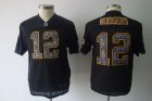 youth nfl green bay packers #12 rodgers black[united sideline]