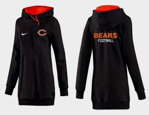 Women Chicago bears Logo Pullover Hoodie-073