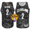 Men's Adidas Cleveland Cavaliers #2 Kyrie Irving Swingman Black City Light 2016 The Finals Patch NBA Jersey - å‰¯æœ¬ - å‰¯æœ¬
