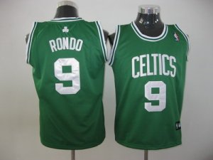 youth nba boston celtics #9 rondo green