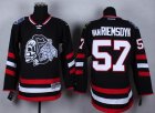 NHL chicago blackhawks #57 vanriemsdyk black jerseys[2014 new stadium]