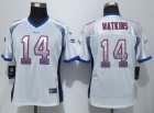 Women Nike Buffalo Bills #14 Watkins white Jerseys(Drift Fashion)