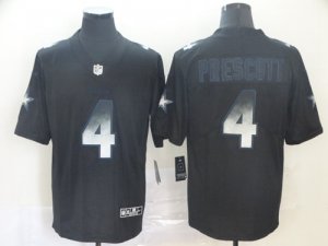 Nike Cowboys #4 Dak Prescott Black Arch Smoke Vapor Untouchable Limited Jersey