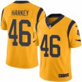 Mens Nike Los Angeles Rams #46 Cory Harkey Limited Gold Rush NFL Jersey